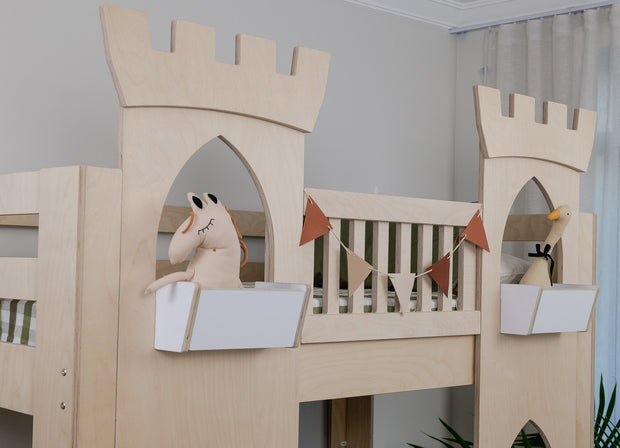 Castle Bunk Bed with Two Towers