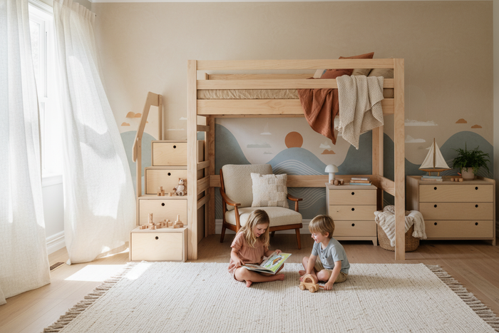 Classic Loft Bed PINE