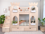 Castle Bunk Bed with Two Towers