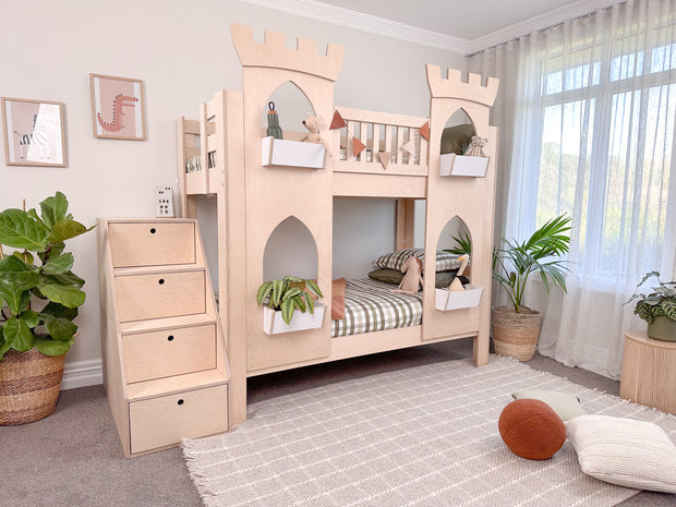 Castle Bunk Bed with Two Towers