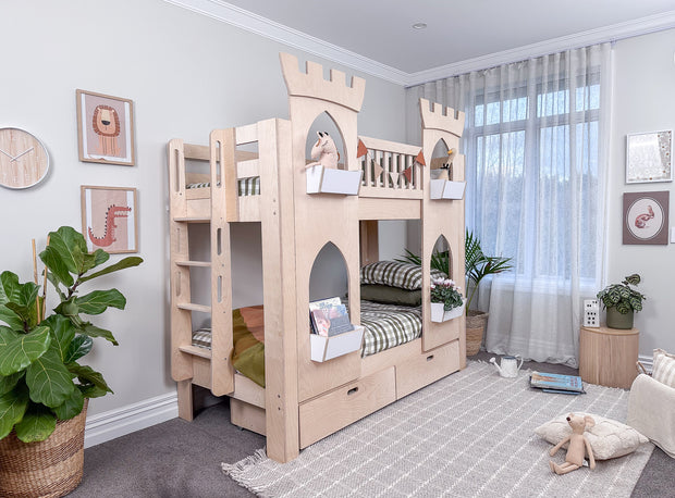 Castle Bunk Bed with Two Towers