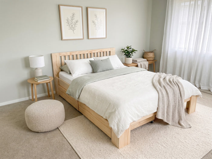 Scandi Double bed PINE