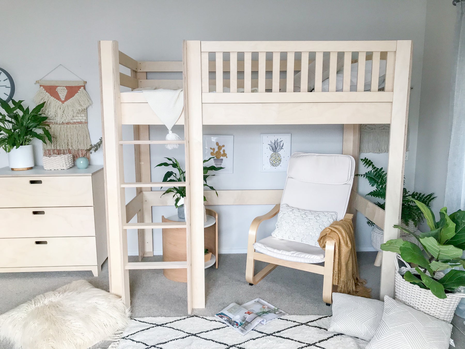 Scandi Loft bed – Magic of wood NZ