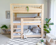Cozy Triple vertical bunk bed PINE