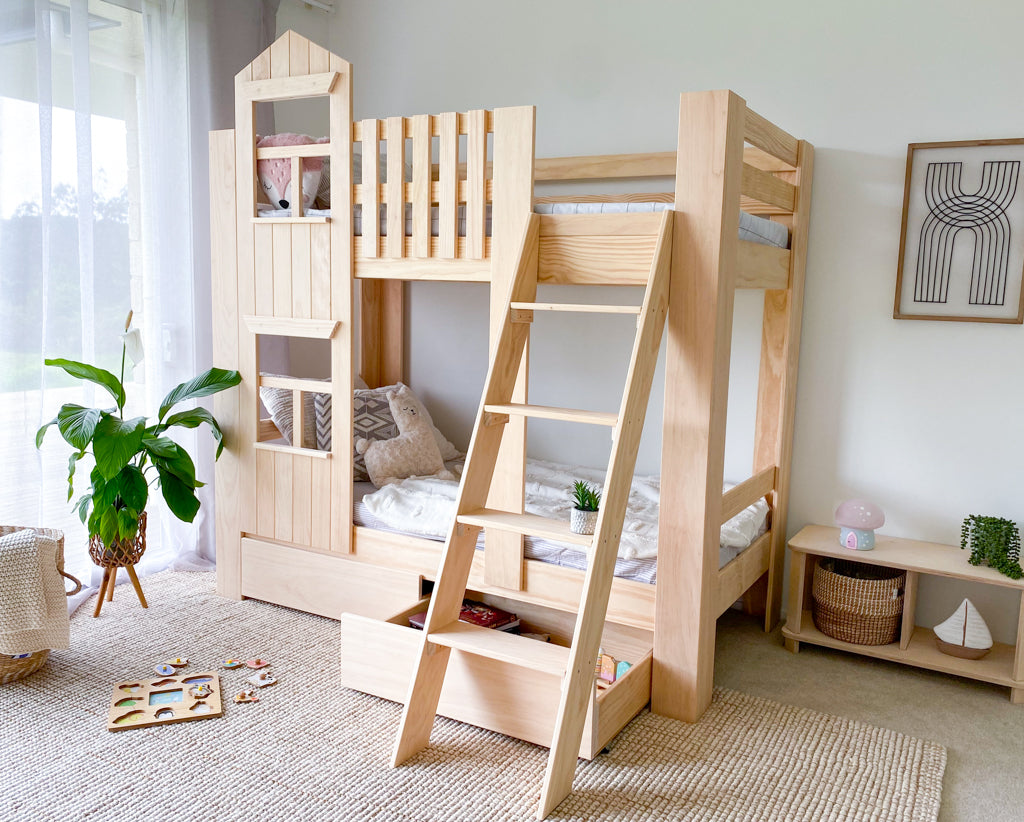 Country bunk bed PINE – Magic of wood NZ