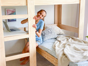 Classic L-shaped bunk bed PINE