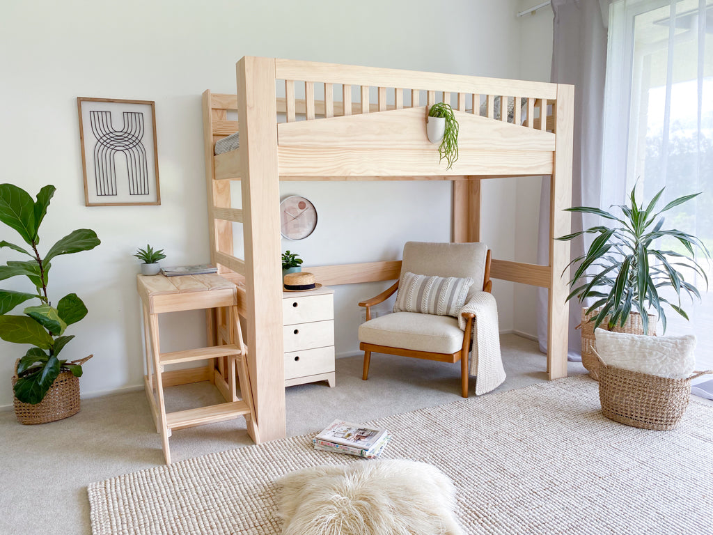 Loft beds PINE – Magic of wood NZ