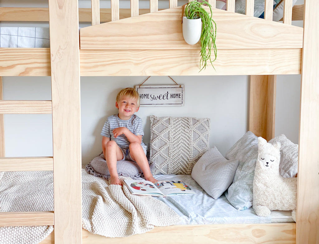 Cozy LOW bunk bed PINE Magic of wood NZ