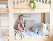 Cozy LOW bunk bed PINE