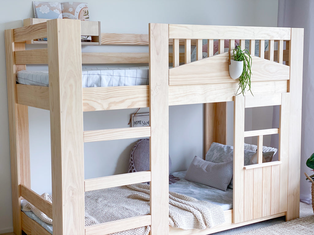 Tree House LOW bunk bed PINE Magic of wood NZ