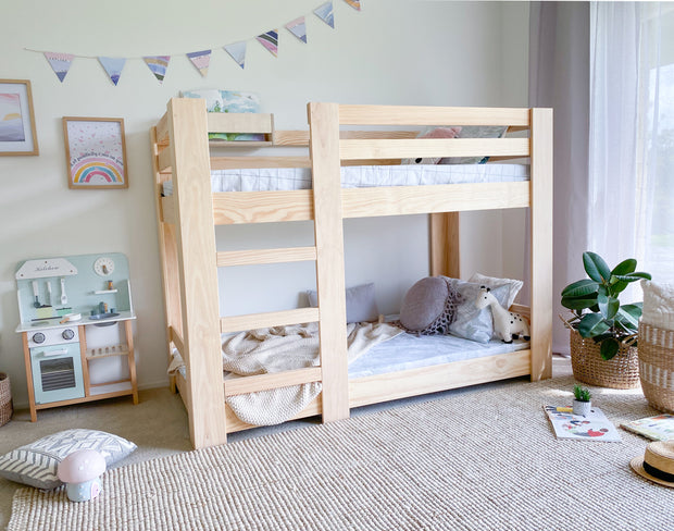 Classic LOW bunk bed PINE