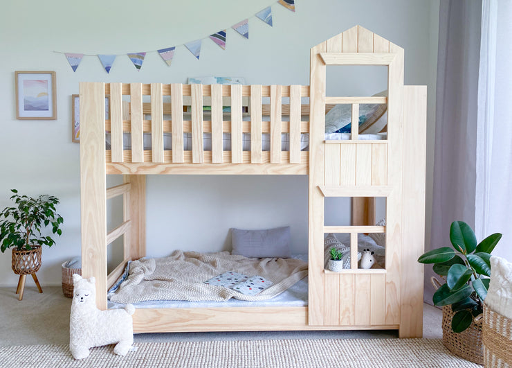 Country LOW bunk bed PINE