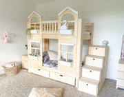 Townhouse bunk bed