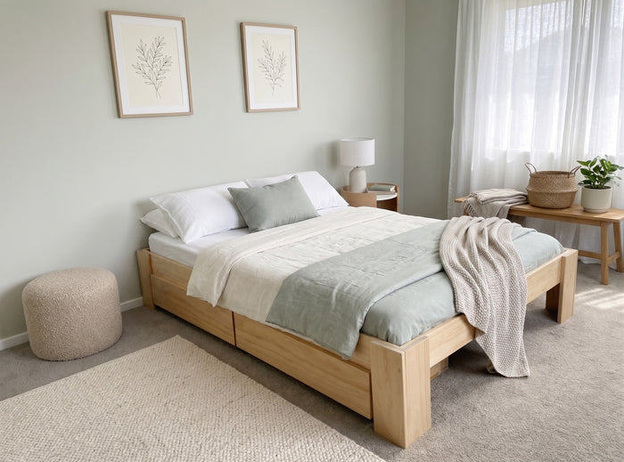 Double bed frame PINE