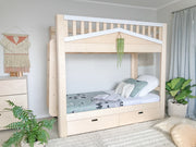 Cozy bunk bed